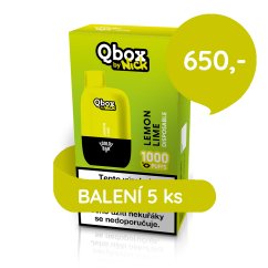 5 ks Nick Qbox LEMON LIME 20 mg