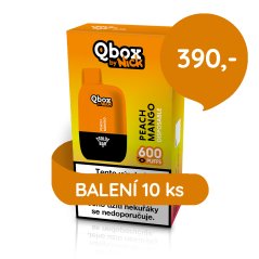 10 ks Nick Qbox PEACH MANGO 20 mg