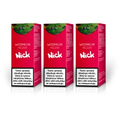 3 ks Nick e-liquid WATERMELON NICOTINE SALT 20 mg, 10 ml