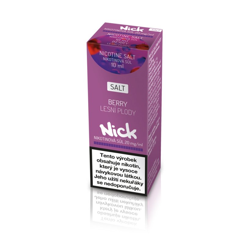 Nick e-liquid  BERRY NICOTINE SALT 20 mg, 10 ml, R s příchutí bobulové ovoce
