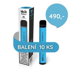 10 ks Nick Fruit BLUEBERRY ICE 16 mg - cena 490 Kč