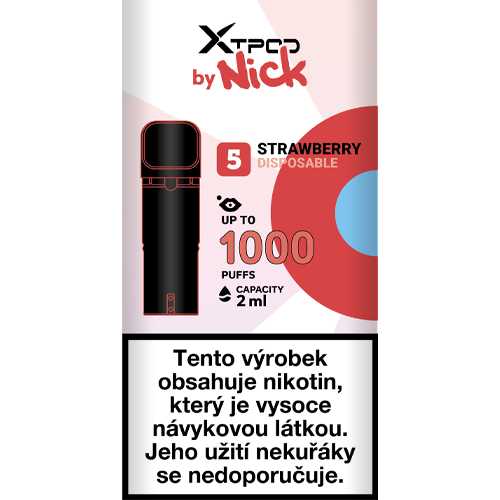 NICK X TPOD Strawberry 20 mg, U