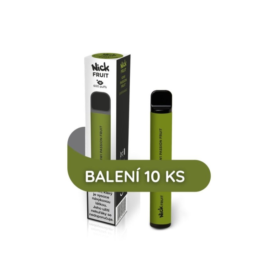 10 ks Nick FRUIT KIWI PASSION FRUIT 16 mg
