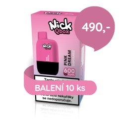 10 ks Nick Qbox PINK DREAM (COCO CHERRY) 16 mg