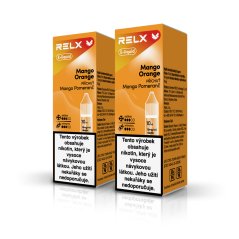 2 ks RELX e-liquid Mango Orange 18 mg, 10 ml
