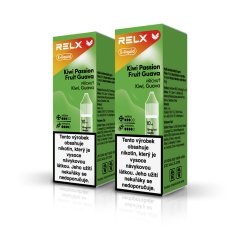 2 ks RELX e-liquid Kiwi Passion Fruit Guava 18 mg, 10 ml