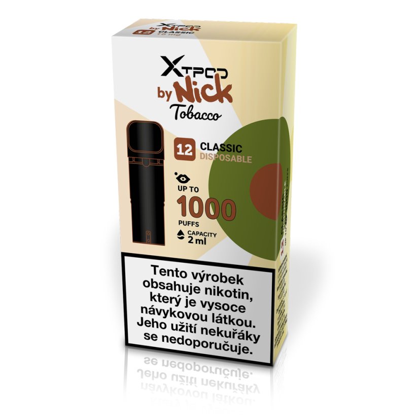 X TPOD by Nick Classic Tobacco 16 mg