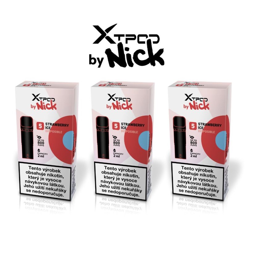 3 ks X TPOD by Nick Strawberry 20 mg