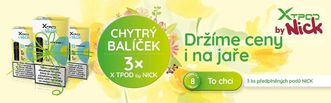 Držíme ceny X TPODů! Balíčky po 3 ks