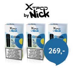 3 ks X TPOD by Nick Blue Sour Raspberry 20 mg