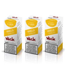 3 ks Nick e-liquid VANILLA 6 mg, 10 ml