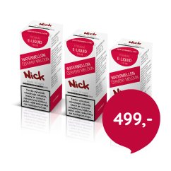 3 ks Nick e-liquid WATERMELON 16 mg, 10 ml