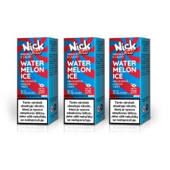 3 ks Nick e-liquid SW WATERMELON ICE 16 mg, 10 ml - příchuť meloun