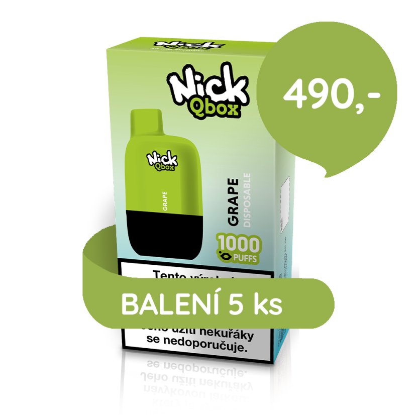 5 ks Nick Qbox GRAPE 16 mg