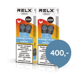 2 ks RELX Pod Pro 2-2 Pods - Blueberry Splash 18 mg