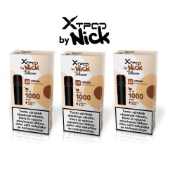 Nick XTPOD sada přednaplněných podů - 3 ks CREAM TOBACCO - 239 Kč