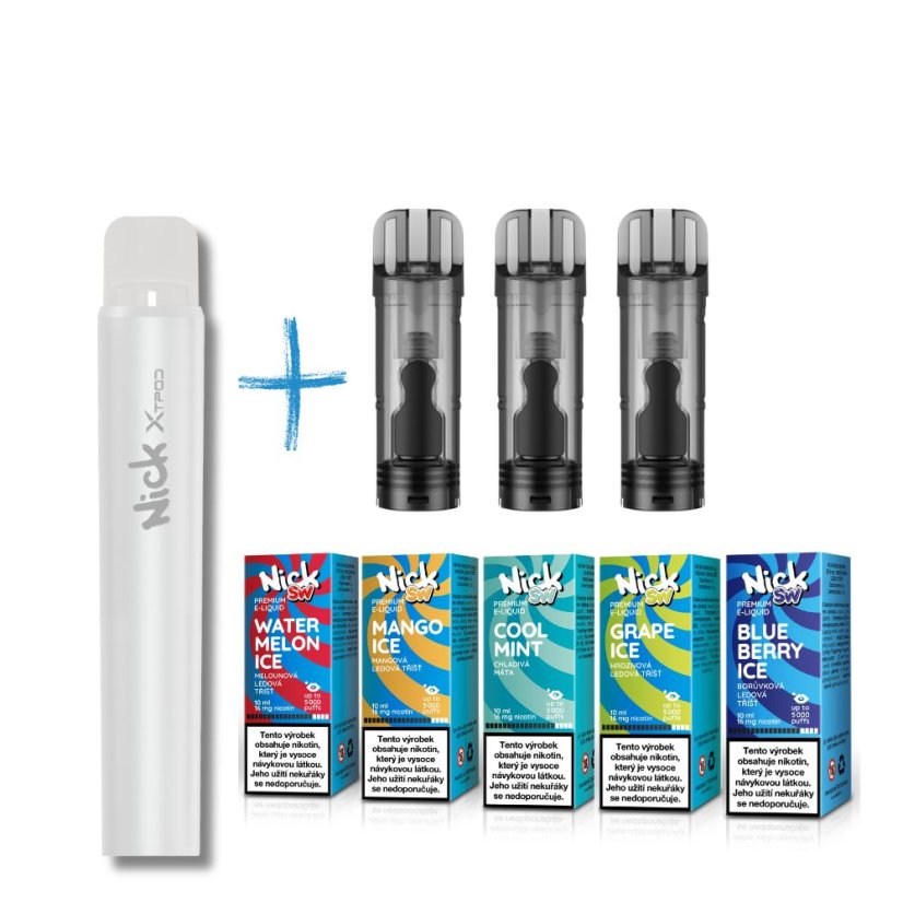 Balíček Nick SW e-liquid COMPACT I. - celé balení za cenu 699 Kč