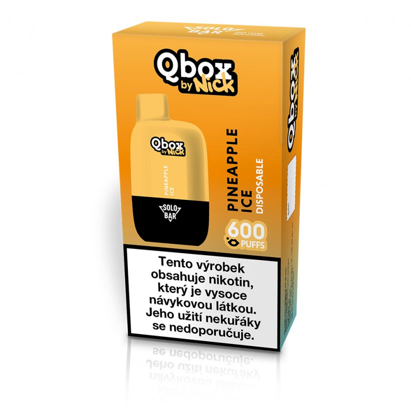 Solo Bar Qbox by Nick PINEAPPLE ICE 20 mg