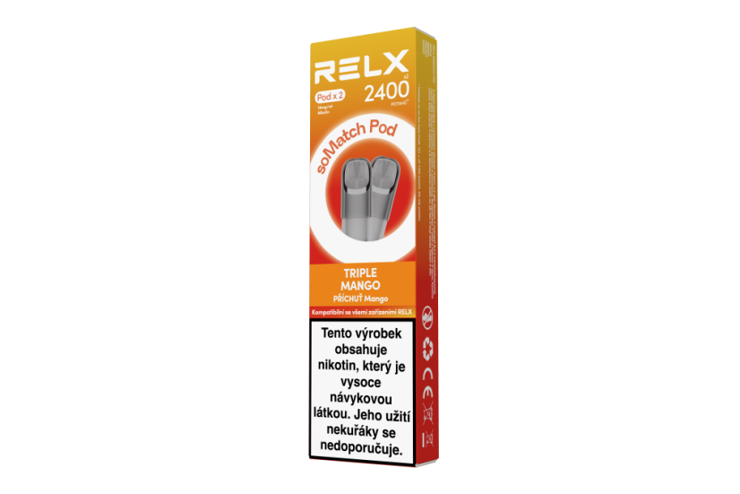 Relx Somatch Pod (2 Pod Pack) Triple Mango 18 mg, U