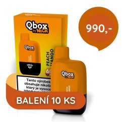 10 ks Nick Qbox PEACH MANGO 20 mg