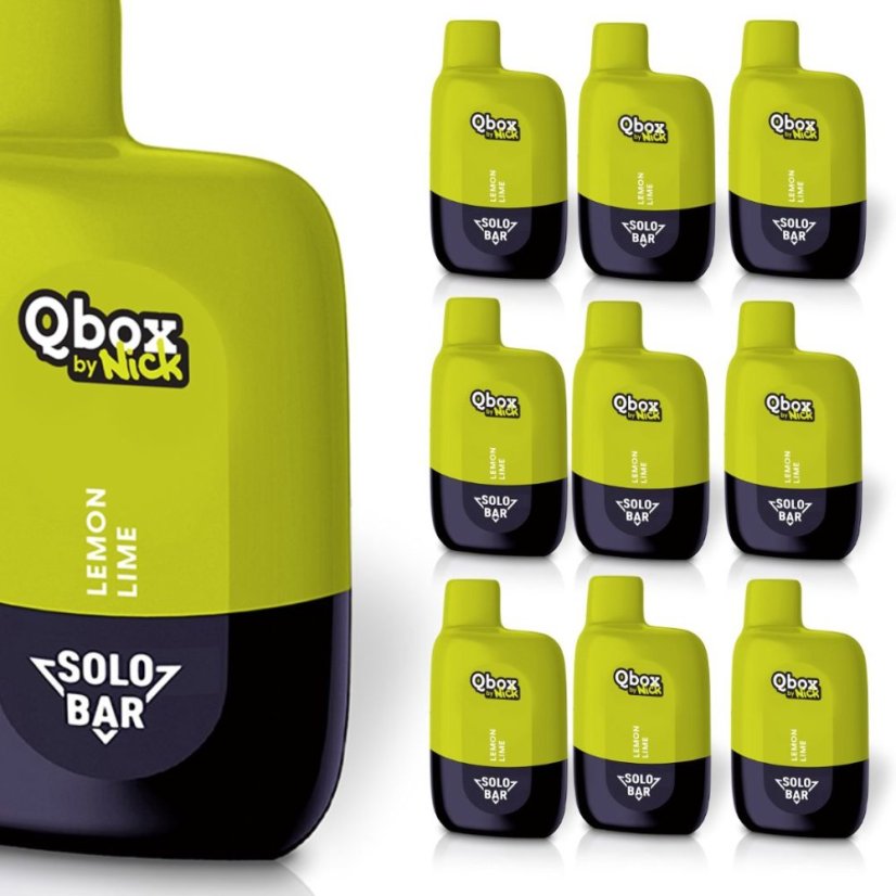 10 ks Qbox by Nick LEMON LIME 20 mg - příchuť limeta citron