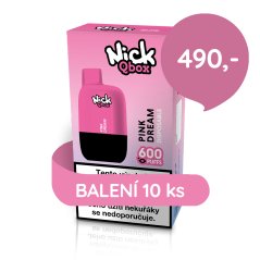 10 ks Nick Qbox PINK DREAM (COCO CHERRY) 16 mg