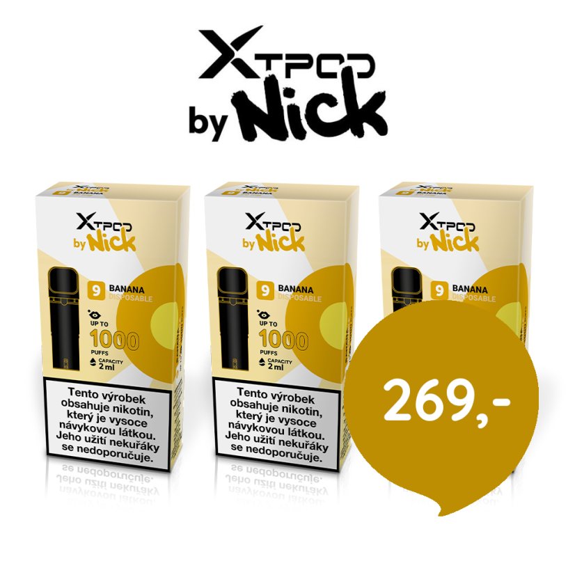 3 ks X TPOD by Nick Banana 20 mg