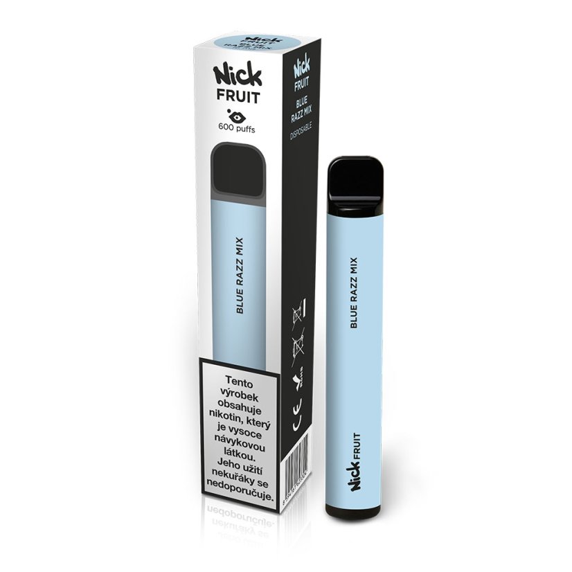 Elektronická cigareta Nick Fruit BLUE RAZZ MIX 16 mg - Mix modré maliny (16 mg nikotinu)