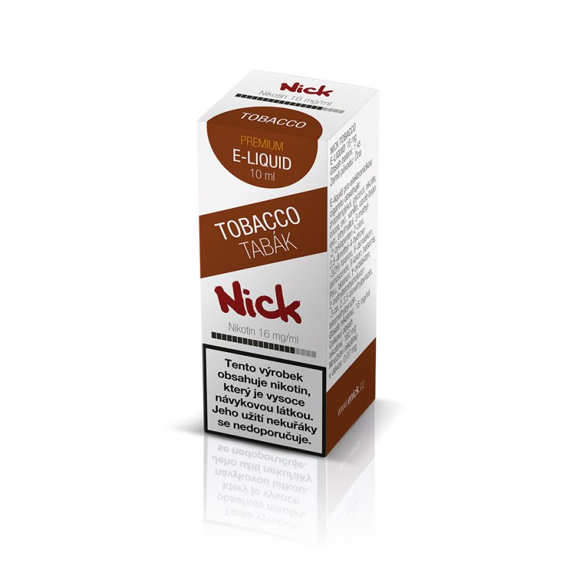 Nick e-liquid TOBACCO 16 mg, 10 ml, R