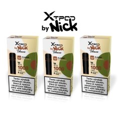 Nick XTPOD sada 3 přednaplněných podů - příchuť classic tobacco