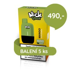 5 ks Nick Qbox MANGO 20 mg