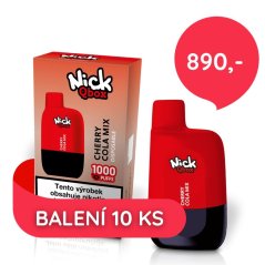 10 ks Nick QBOX COLA CHERRY_16 mg - cena sady 890 Kč 10 ks Nick QBOX COLA CHERRY_16 mg - cena sady 890 Kč