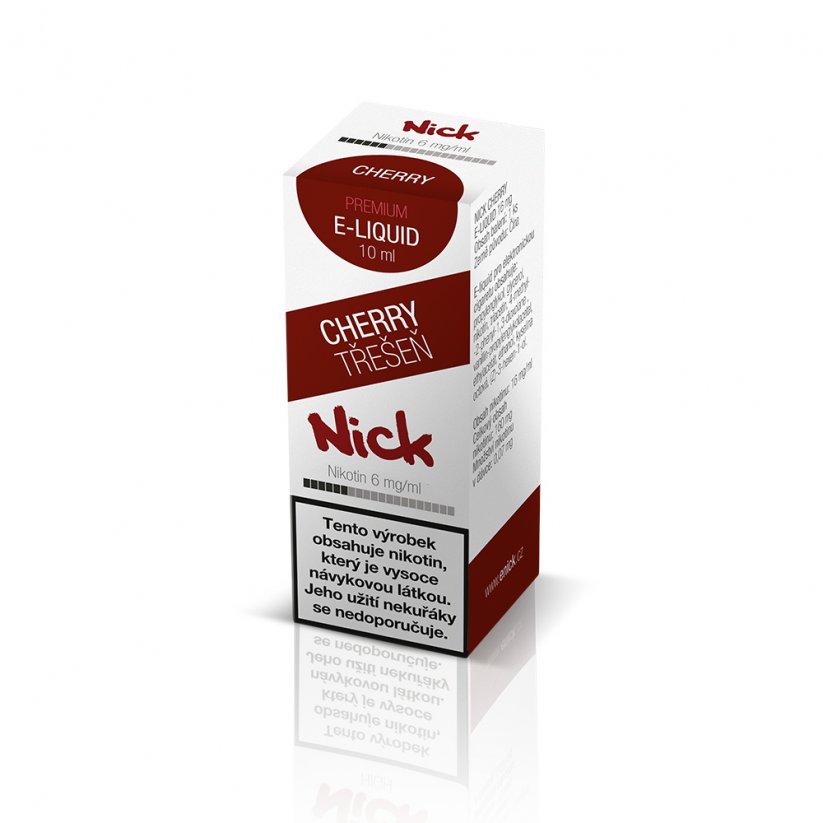 Nick e-liquid CHERRY 6 mg, 10 ml