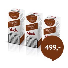 3 ks Nick e-liquid TOBACCO 6 mg, 10 ml