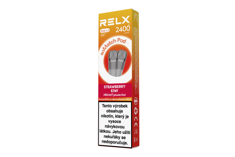 Relx Somatch Pod (2 Pod Pack) Strawberry Kiwi 18 mg, U Relx Somatch Pod (2 Pod Pack) Strawberry Kiwi 18 mg, U