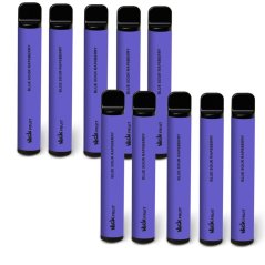 10 ks Nick FRUIT BLUE SOUR RASPBERRY 16 mg - 10 e-cigaret s příchutí modrá malina