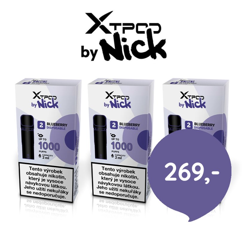 3 ks X TPOD by Nick Blueberry 20 mg