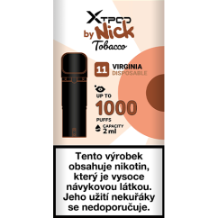 X TPOD by Nick Virginia Tobacco 16 mg, U