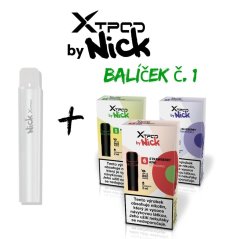 Balíček X TPOD I. - balíček 3 liquidů a dobíjecí e-cigarety