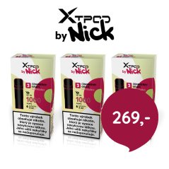 3 ks X TPOD by Nick Cranberry Grape 20 mg