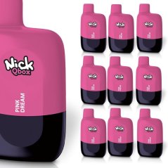 10 ks Nick Qbox PINK DREAM 16 mg - příchuť růžový sen 10 ks Nick Qbox PINK DREAM 16 mg - příchuť růžový sen