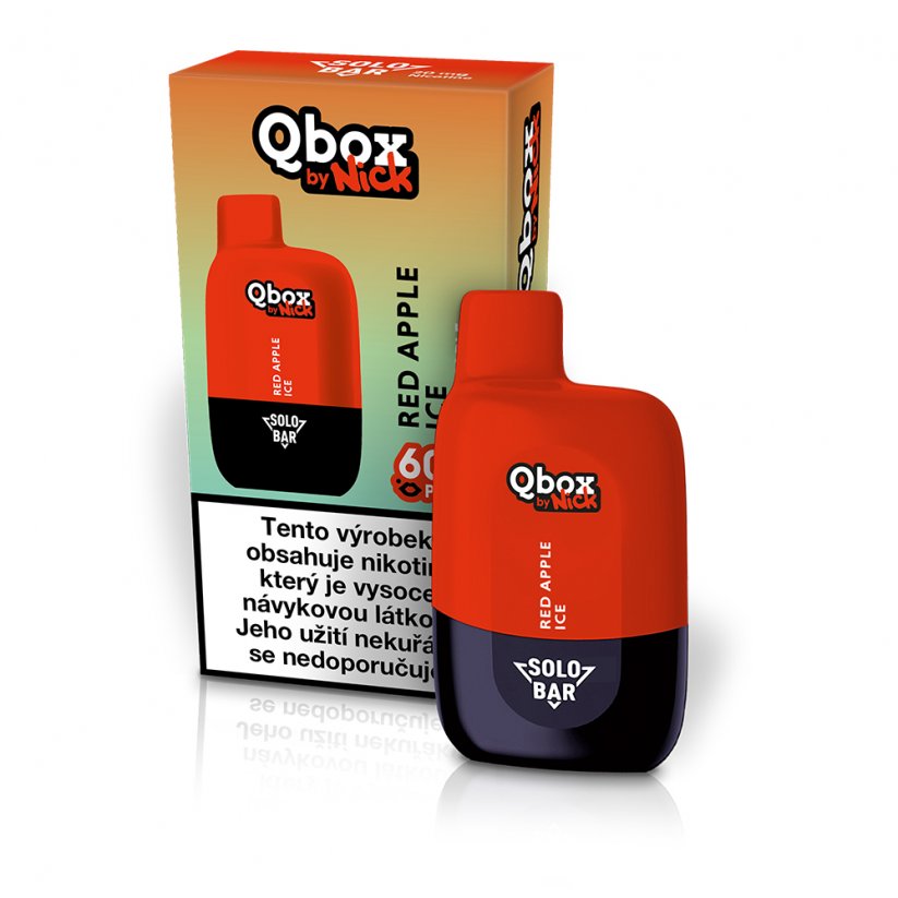 Solo Bar Qbox by Nick RED APPLE ICE 20 mg