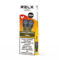 RELX Pod Pro 2-2 Pods - Classic Tobacco 18 mg (2 pody), U