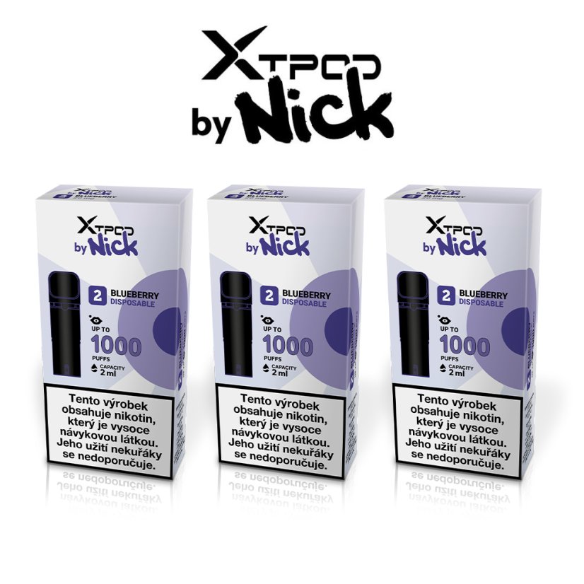 3 ks X TPOD by Nick Blueberry 20 mg