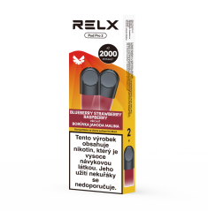 RELX Pod Pro 2-2 Pods - Blueberry Strawberry Raspberry 18 mg (2 pody), U