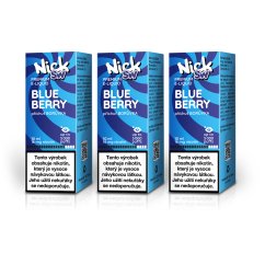 3 ks Nick e-liquid SW BLUEBERRY 16 mg, 10 ml