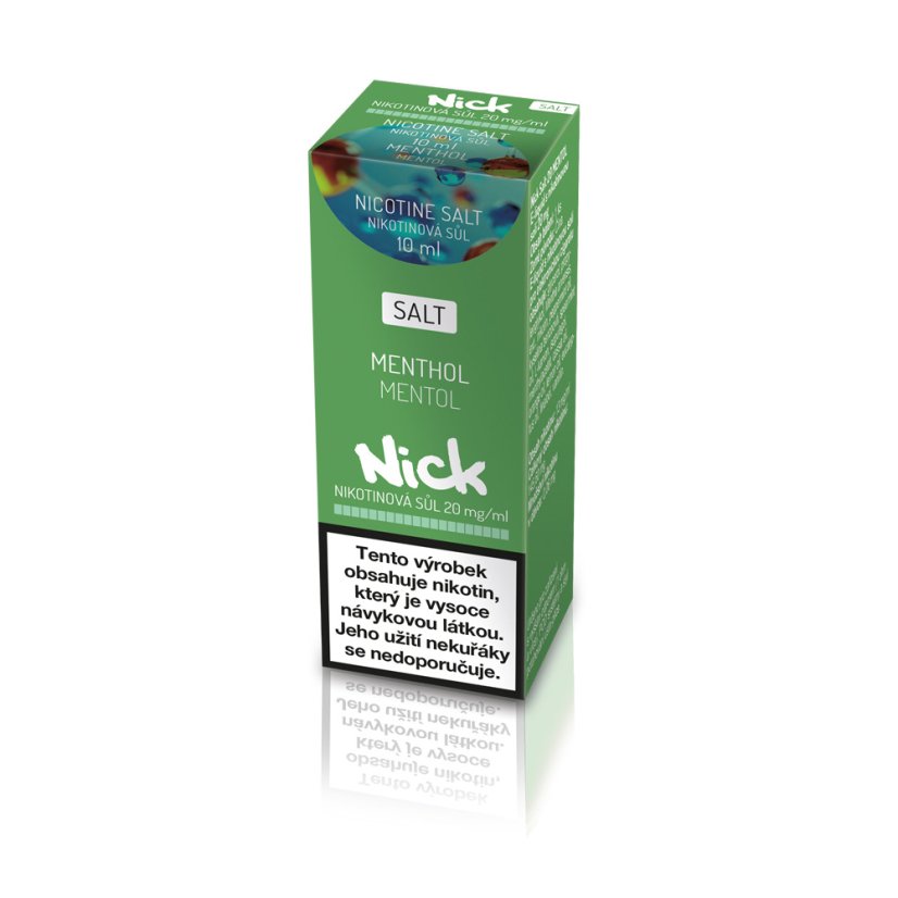 Nick e-liquid MENTHOL NICOTINE SALT 20 mg, 10 ml, U
