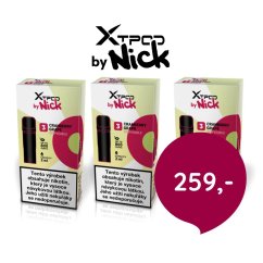 Nick XTPOD sada přednaplněných podů - příchut brusinky hrozno - 259 Kč