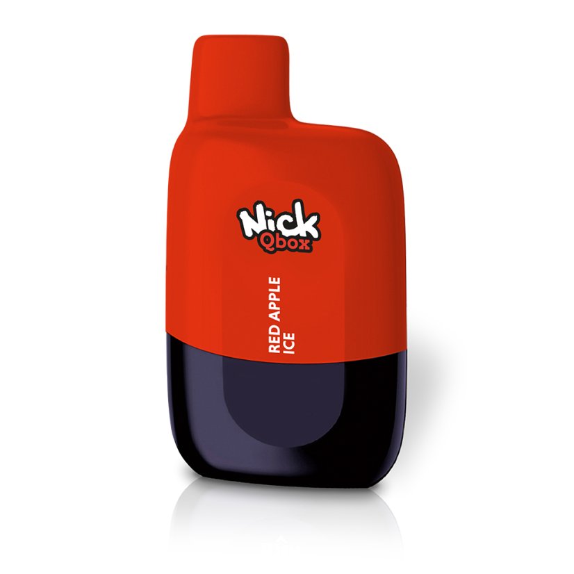 E-cigareta Nick Qbox RED APPLE ICE Q 16 mg - Chuť červeného jablka s ledem (16 mg nikotinu) 