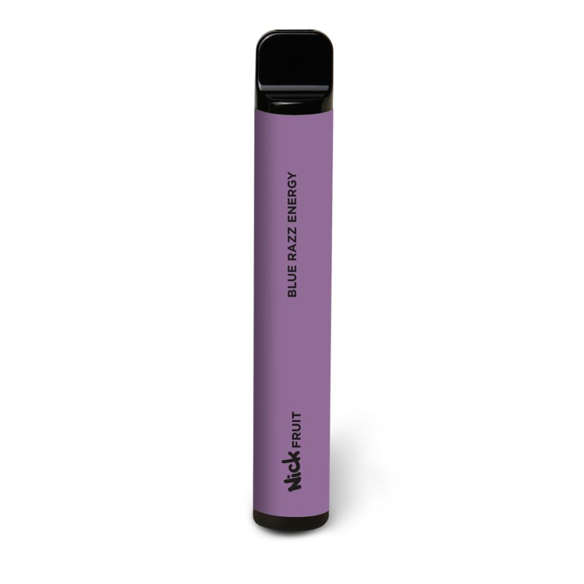 E-cigareta Nick Fruit BLUE RAZZ ENERGY 16 mg - Osvěžující modrá malina (16 mg nikotinu)